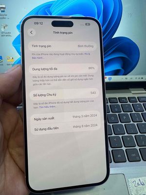 Apple iPhone 15 Plus 128GB Hồng 86%