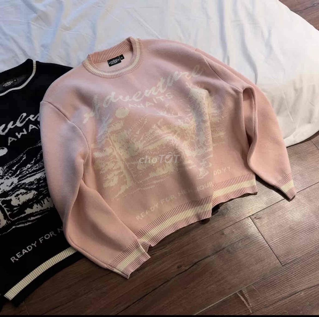 Áo len The Slicker Hồng Unisex. Mua bán Quần áo tại Huyện Gia Lâm Hà Nội được đăng bởi Vũ minh Hiền hình 1