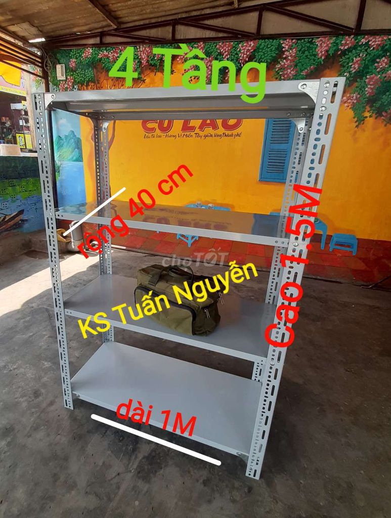 4 Tầng / Cao 1.5m × Dài 1m × R : 40 cm [ Tphcm ] .