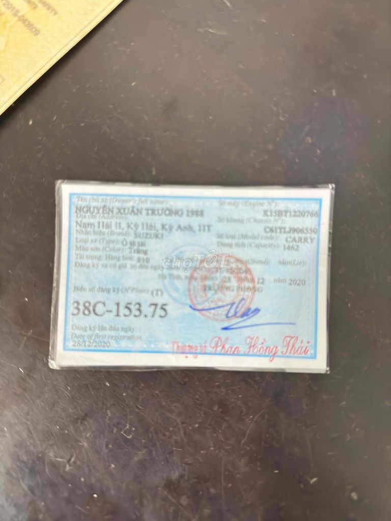 Suzuki Carry Pro 2020 810kg. Mua bán Xe tải, xe ben tại Thành phố Biên Hòa Đồng Nai được đăng bởi Nguyễn Xuân Trường hình 9