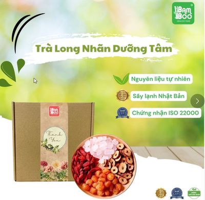 TRÀ LONG NHÃN DƯỠNG TÂM AN THẦN NGỦ NGON - BAMBOO. Mua bán Đồ ăn, thực phẩm và các loại khác tại Quận Hoàng Mai Hà Nội được đăng bởi Siêu thị Anh Tú 68  