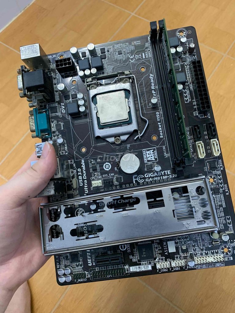 h81 + i5 4570 + 8G bus 1600. Mua bán Linh kiện (RAM, Card...) tại Quận 8 Tp Hồ Chí Minh được đăng bởi KHOA COMPUTER hình 1
