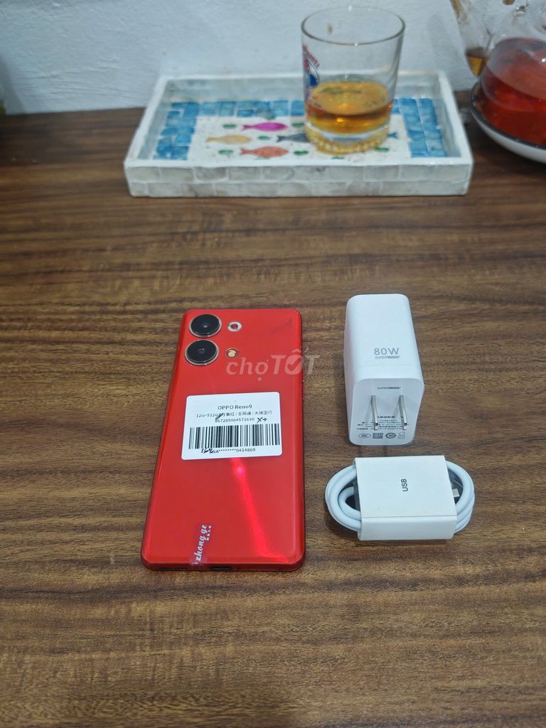 Oppo Reno 9 5G Đỏ 12/512 sạc 80w vooc có ship COD. Mua bán Điện thoại tại Quận Hoàng Mai Hà Nội được đăng bởi Trần Ngọc Hiếu hình 1