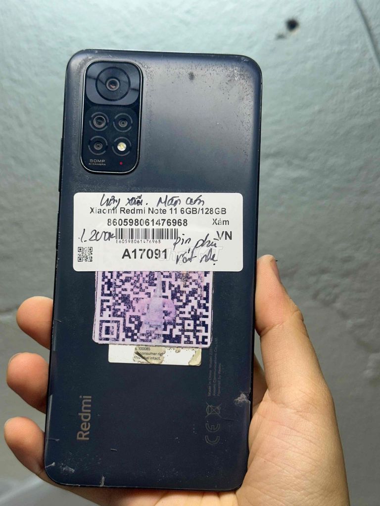 Xiaomi Redmi Note 11 6GB/128GB Xám. Mua bán Điện thoại tại Thành phố Thủ Đức Tp Hồ Chí Minh được đăng bởi Hiếu hình 1