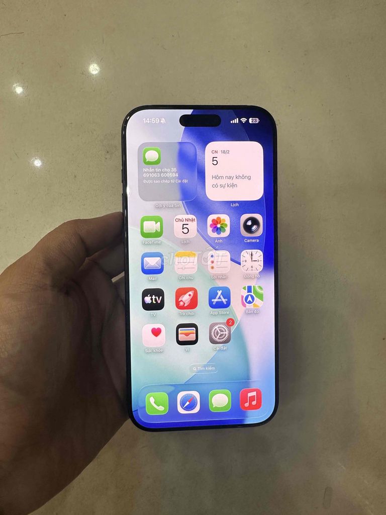 Apple iPhone 16 Pro Max 256GB Đen. Mua bán Điện thoại tại Quận Liên Chiểu Đà Nẵng được đăng bởi A Đạt hình 1