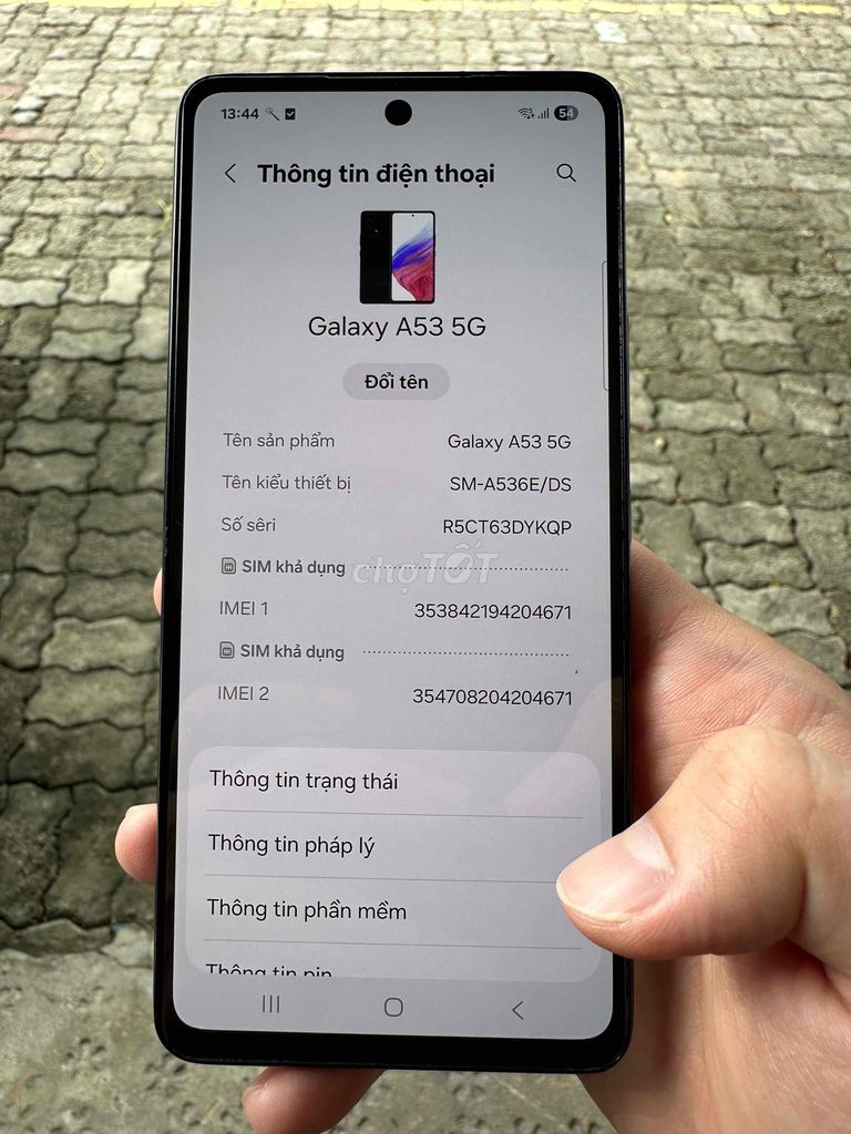 Samsung Galaxy A53 5G 8GB/128GB Đen. Mua bán Điện thoại tại Quận Thanh Khê Đà Nẵng được đăng bởi Cầm Đồ Quán Hộ 2 hình 1