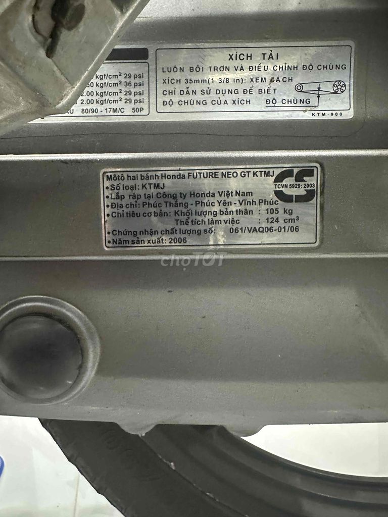 Future GT 2006. Mua bán Xe máy tại Thành phố Mỹ Tho Tiền Giang được đăng bởi Minh Tân hình 4