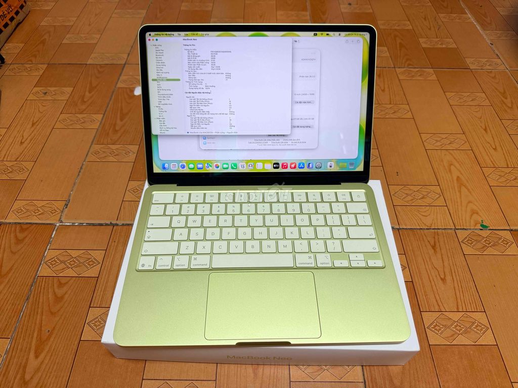 Apple MacBook Neo 13 inch 8GB/256GB Vàng Like New. Mua bán Laptop tại Quận 6 Tp Hồ Chí Minh được đăng bởi Chuyên mua bán điện thoại laptop hình 1