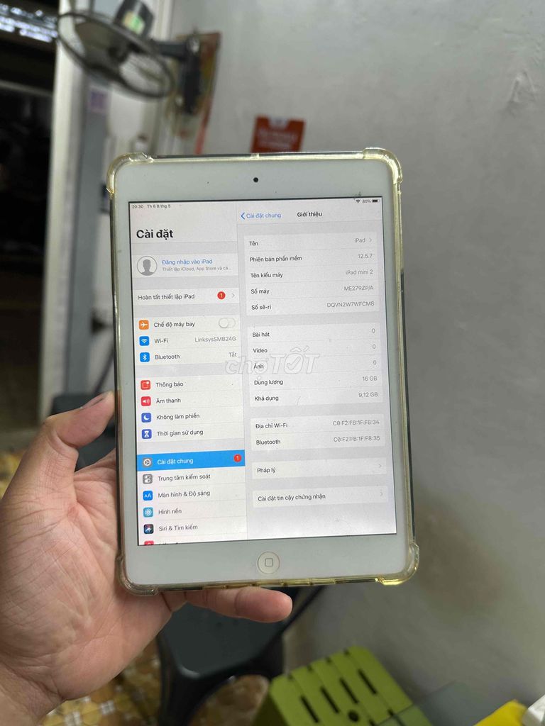 Apple iPad mini 2 Zin All Đẹp 99%. Mua bán Máy tính bảng tại Quận Thanh Xuân Hà Nội được đăng bởi Hoàng Huy Đỗ hình 1