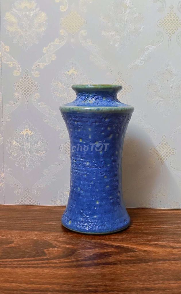 Bình sứ men bọt khí Xanh biển 17cm. Mua bán Cây cảnh, đồ trang trí tại Quận Hai Bà Trưng Hà Nội được đăng bởi Vào nick xem thêm  hình 1