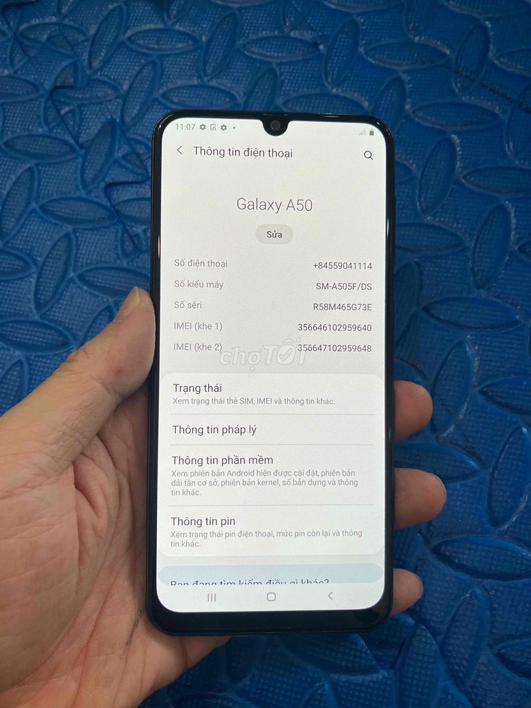 Samsung Galaxy A50 Ram4/64 zin màn zin. Mua bán Điện thoại tại Quận Hà Đông Hà Nội được đăng bởi Mạnh Mobile hình 1