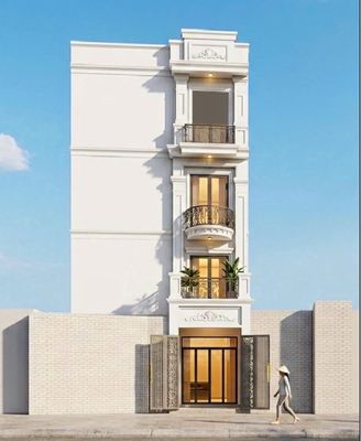 Nhà 4 tầng/60m², cổng riêng, ô tô vào nhà, thang máy và full nội thất