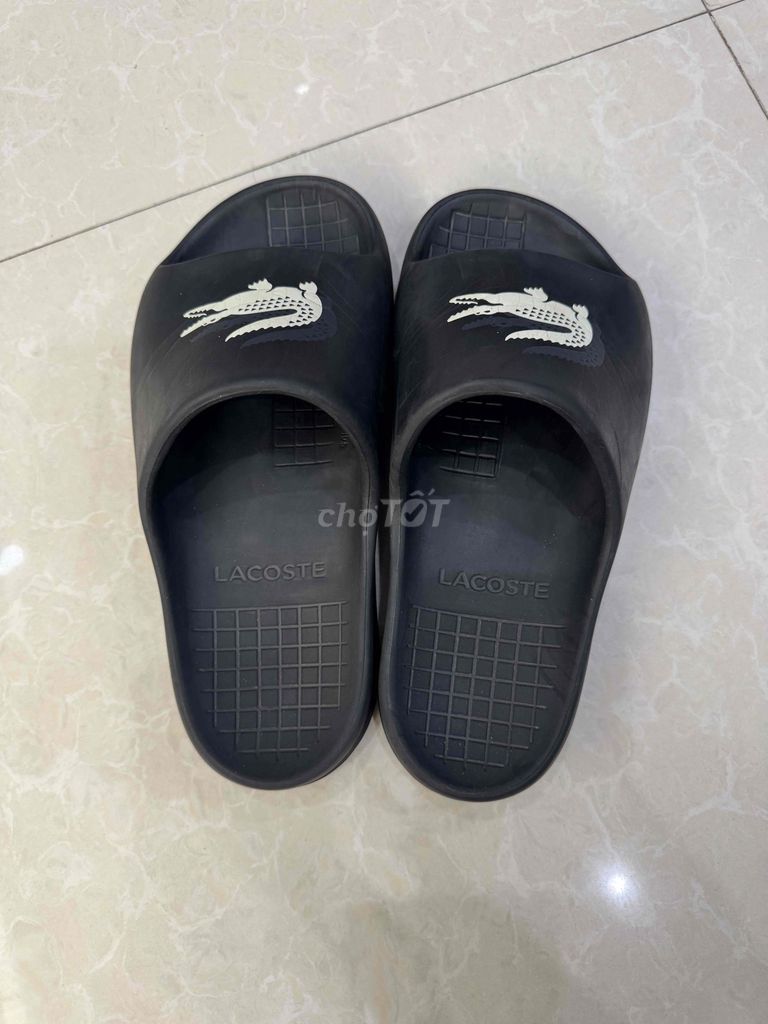 Dép lê Lacoste Đen 40. Mua bán Giày dép tại Thành phố Nam Định Nam Định được đăng bởi trancongbach hình 1