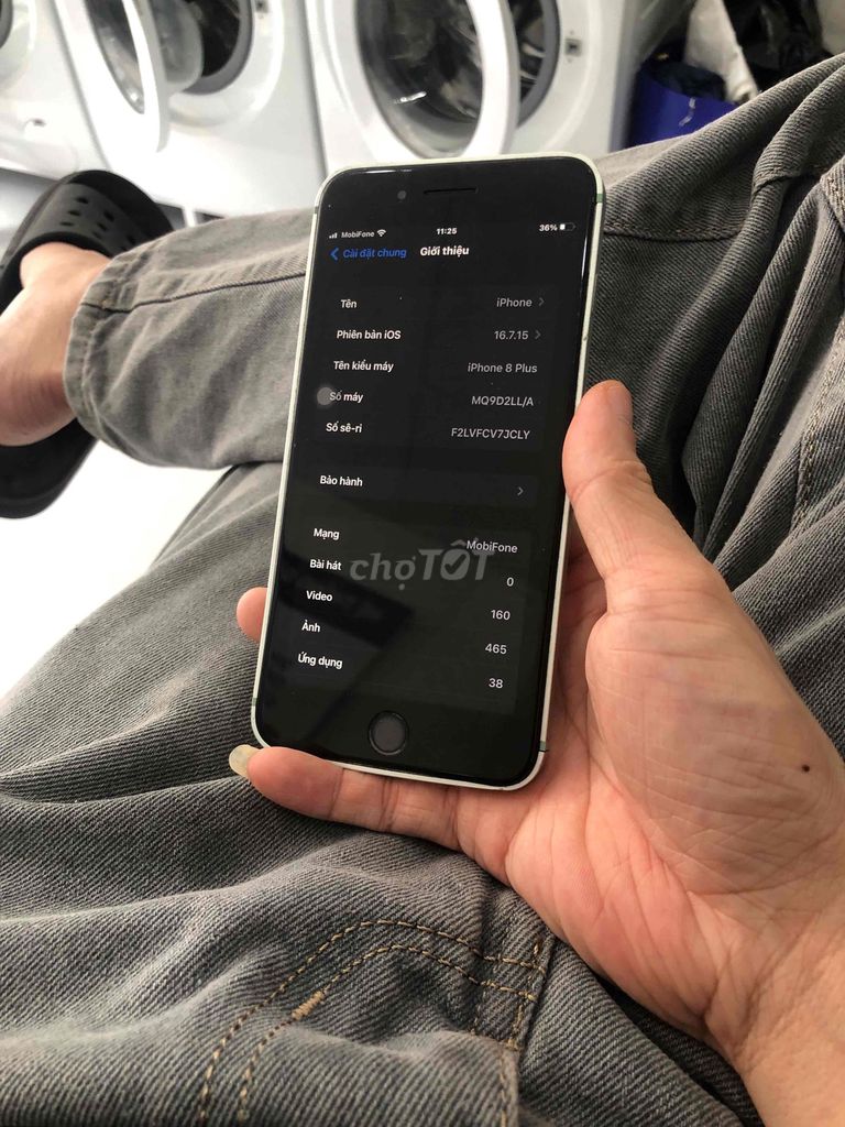 iPhone 8 Plus 64GB Xanh bạc hà. Mua bán Điện thoại tại Thành phố Buôn Ma Thuột Đắk Lắk được đăng bởi Mr Tú hình 1