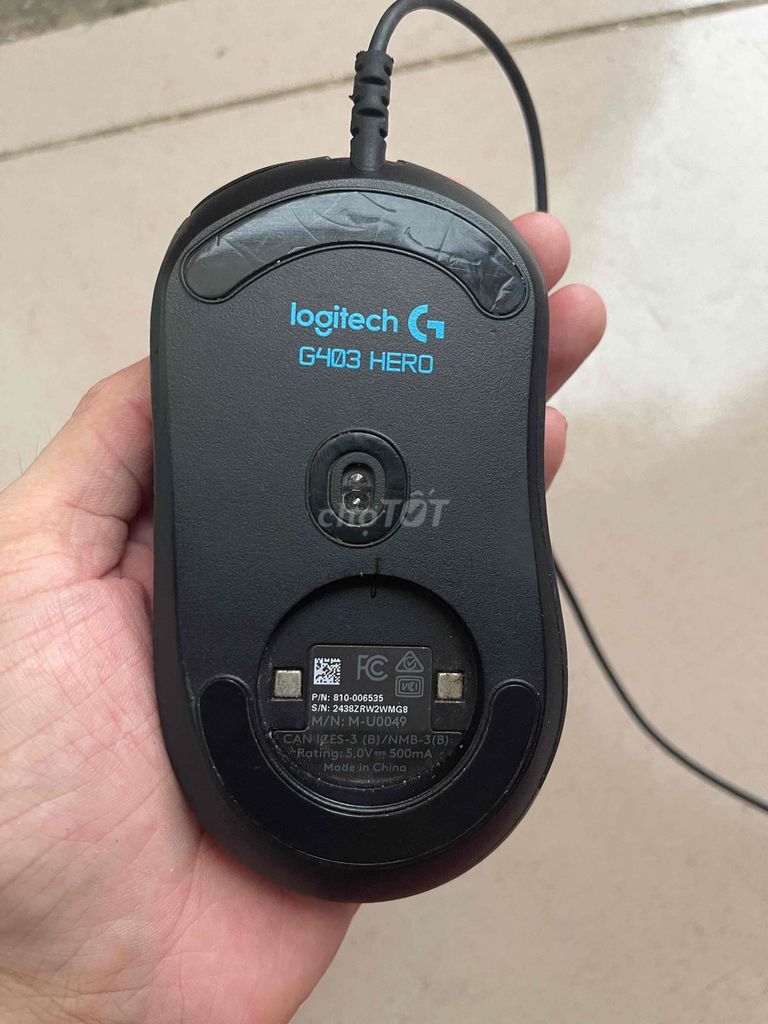Chuột Logitech G403 HERO Đen. Mua bán Phụ kiện (Màn hình, Chuột...) tại Huyện Long Điền Bà Rịa - Vũng Tàu được đăng bởi Tung Thanh hình 1