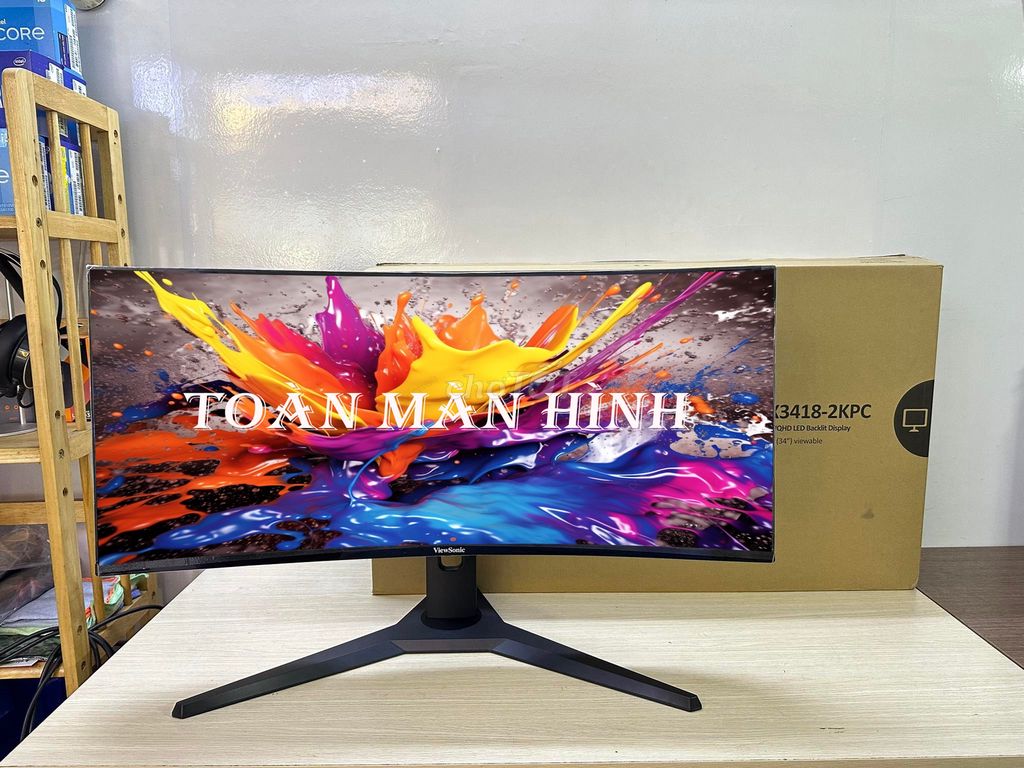 Màn 34"144hz 2k cong new chuyên game - Viewsonic