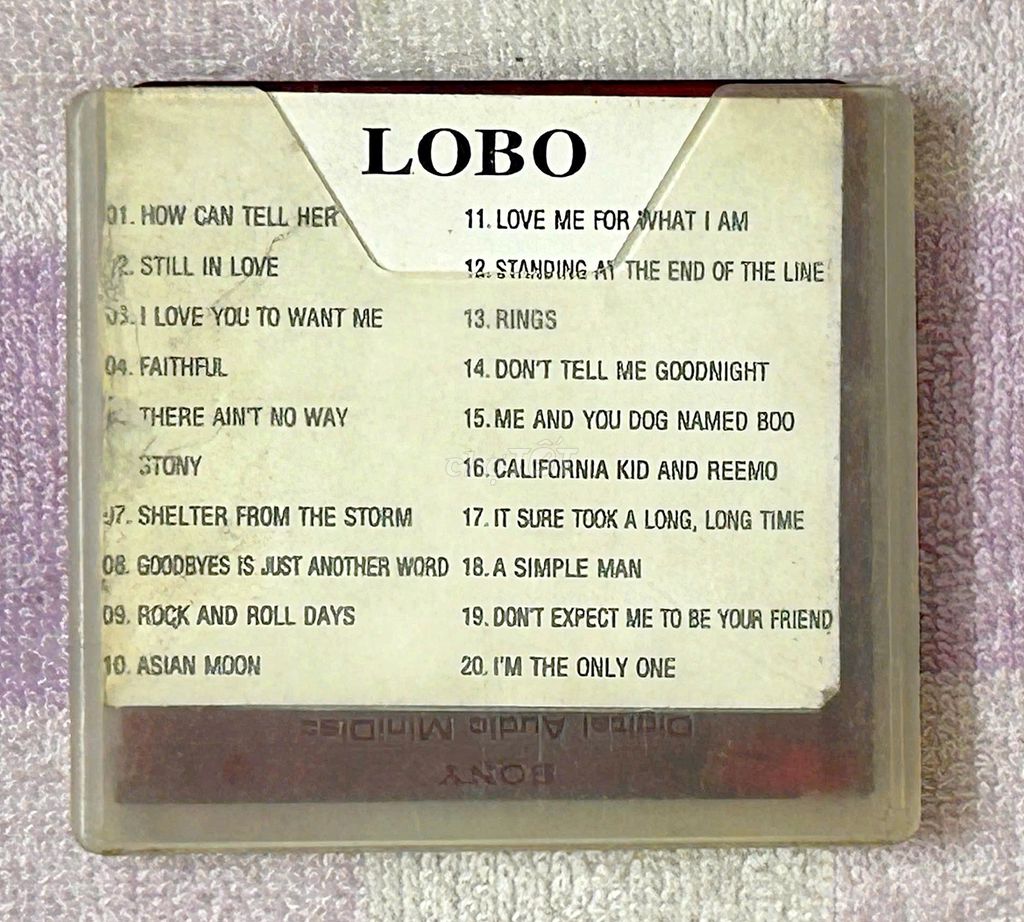 Album nhạc Sony Lobo. Mua bán Sở thích khác tại Quận Phú Nhuận Tp Hồ Chí Minh được đăng bởi Hòa lê 7 hình 1