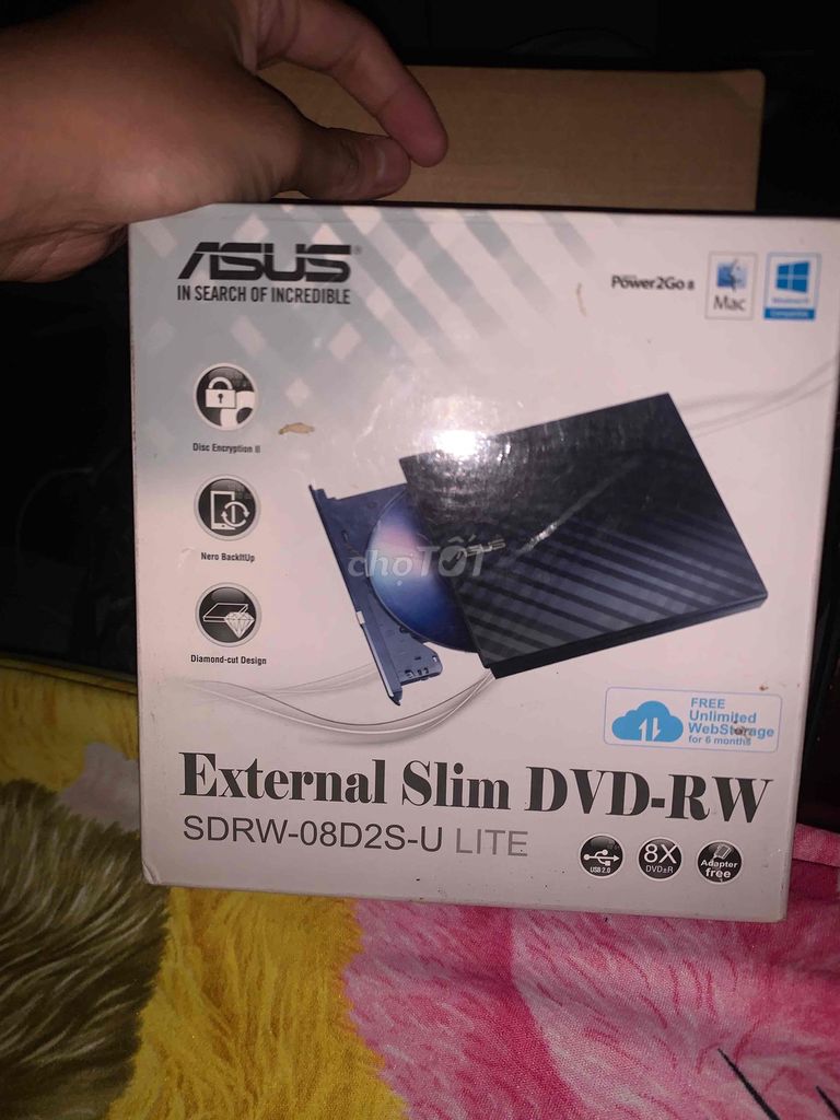 Ổ đĩa DVD-RW Asus SDRW-08D2S-U LITE mới. Mua bán Phụ kiện (Màn hình, Chuột...) tại Quận Bình Tân Tp Hồ Chí Minh được đăng bởi Đức Chí Võ hình 1