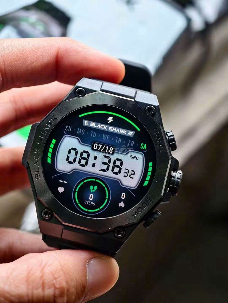 Black Shark S1 Pro Đen AMOLED 1.43 inch. Mua bán Thiết bị đeo thông minh tại Huyện Yên Phong Bắc Ninh được đăng bởi Lê Văn Thêm hình 1