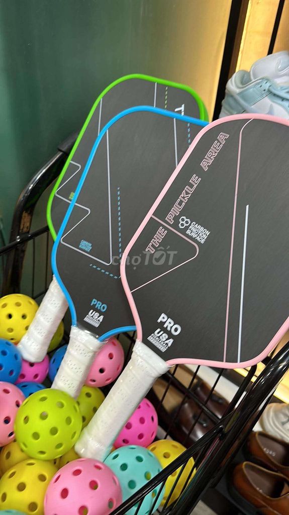 Vợt Pickleball T700 Carbon Đen Cam. Mua bán Đồ thể thao, Dã ngoại tại Quận Thanh Khê Đà Nẵng được đăng bởi Kim Hiền hình 1