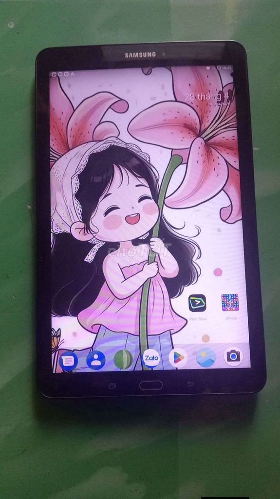Samsung Galaxy Tab Đen Đã dùng. Mua bán Máy tính bảng tại Thành phố Thuận An Bình Dương được đăng bởi Huỳnh Bé Lý hình 1