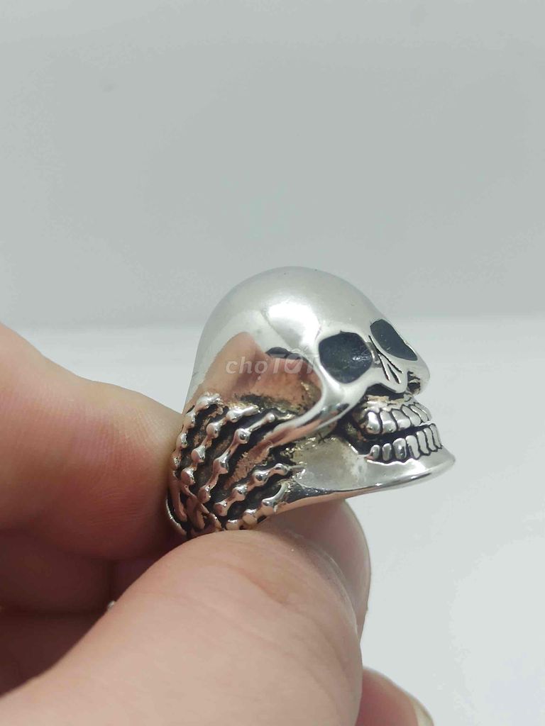 Nhẫn bạc ngoại đầu lâu Skull tuyệt đẹp!