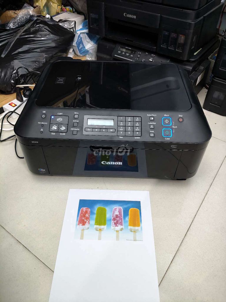 Máy in phun đa năng Canon MX416 Wifi Đen. Mua bán Đồ dùng văn phòng tại Quận 10 Tp Hồ Chí Minh được đăng bởi Việt Máy in hình 1