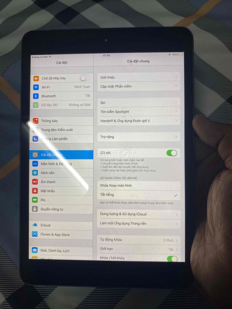 Apple iPad Mini 1 16GB Xám. Mua bán Máy tính bảng tại Quận Ô Môn Cần Thơ được đăng bởi Trọng Đông hình 1