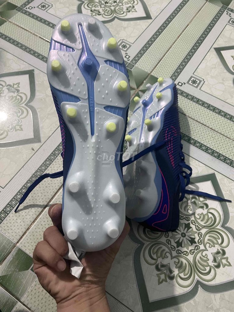 Giày đá bóng Nam size 41 Xanh dương