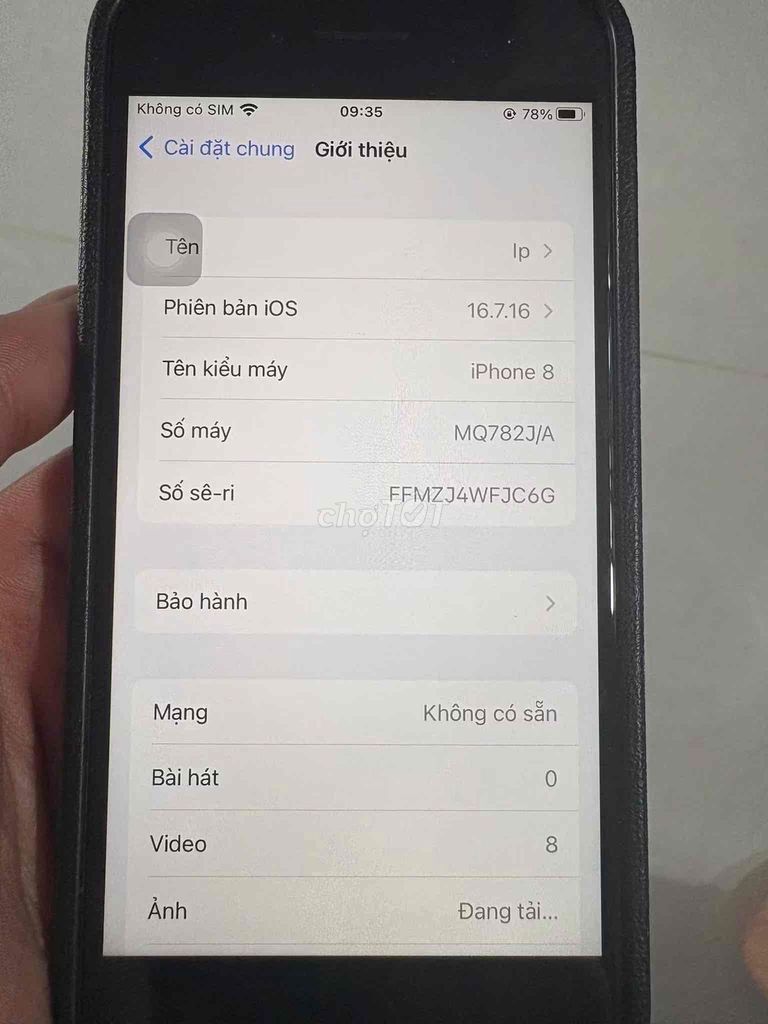 Apple iPhone 8 64GB Đen. Mua bán Điện thoại tại Huyện Giồng Trôm Bến Tre được đăng bởi Trần Văn Hải hình 1