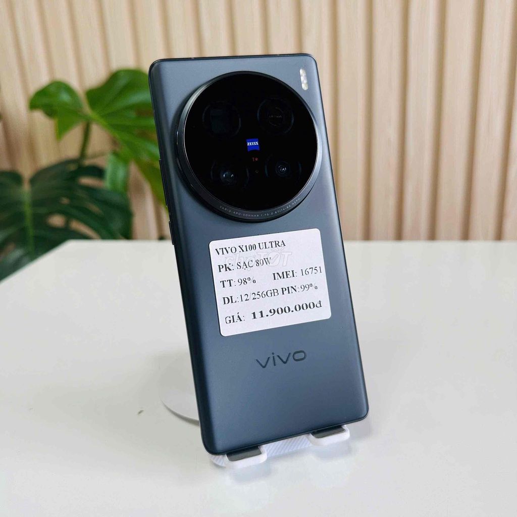 Vivo X100 Ultra -12/256GB - Pin 99 - Hỗ Trợ Góp. Mua bán Điện thoại tại Quận Ninh Kiều Cần Thơ được đăng bởi Hmphone hình 1