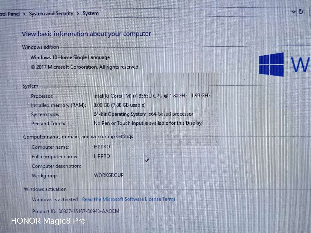 HP i7-8565U 8GB/500GB Bạc. Mua bán Laptop tại Quận Cẩm Lệ Đà Nẵng được đăng bởi Lâm trần hình 1