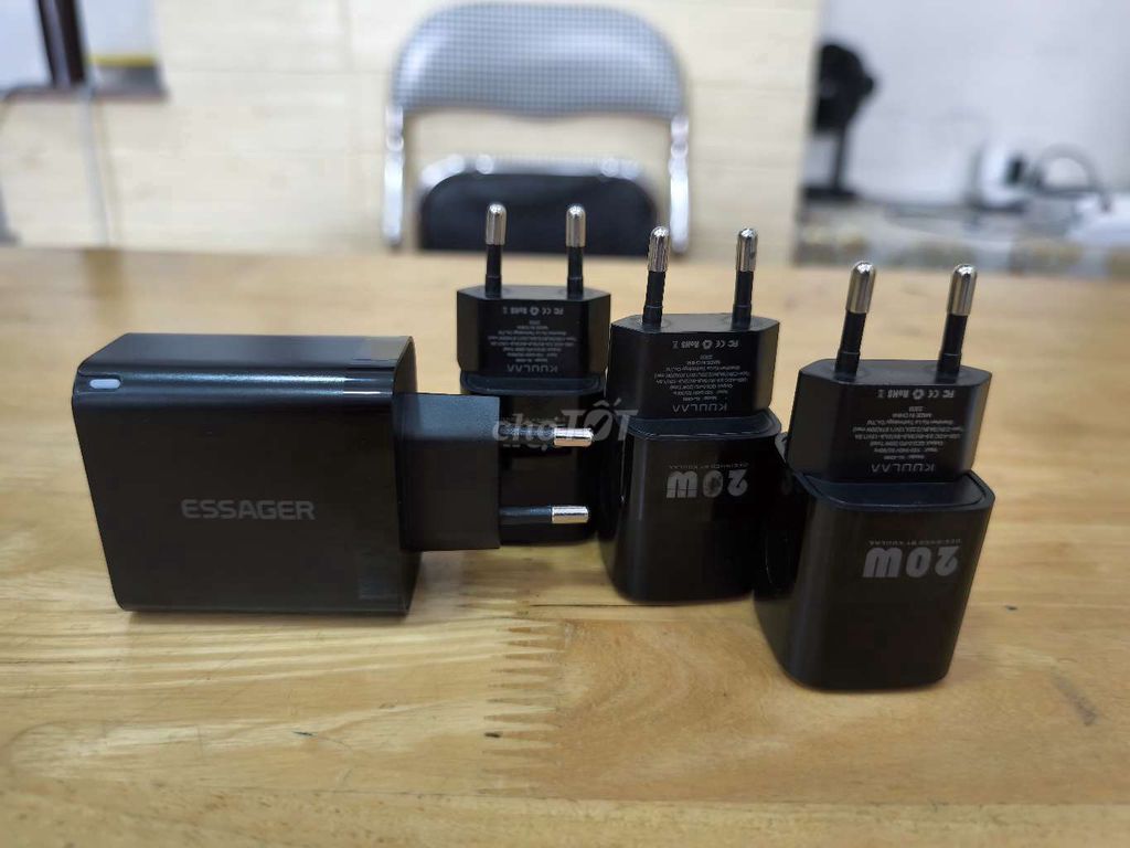 Củ sạc 65w essager và kuulaa 20w