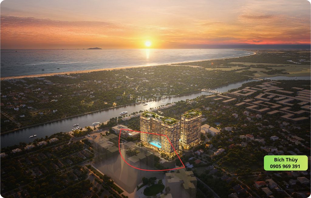 Căn 1PN+ Regal Complex View Sông Biển 55.9m2 Giá Chỉ 57Tr/m2