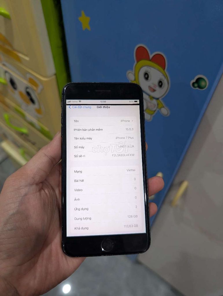 Apple iPhone 7 Plus 128GB Đen. Mua bán Điện thoại tại Thành phố Biên Hòa Đồng Nai được đăng bởi hung hình 1