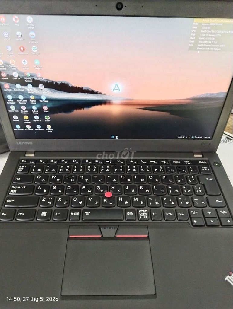 Lenovo ThinkPad X260 i7-6500U 8GB/120GB. Mua bán Laptop tại Thành phố Vĩnh Long Vĩnh Long được đăng bởi trietthanh hình 1