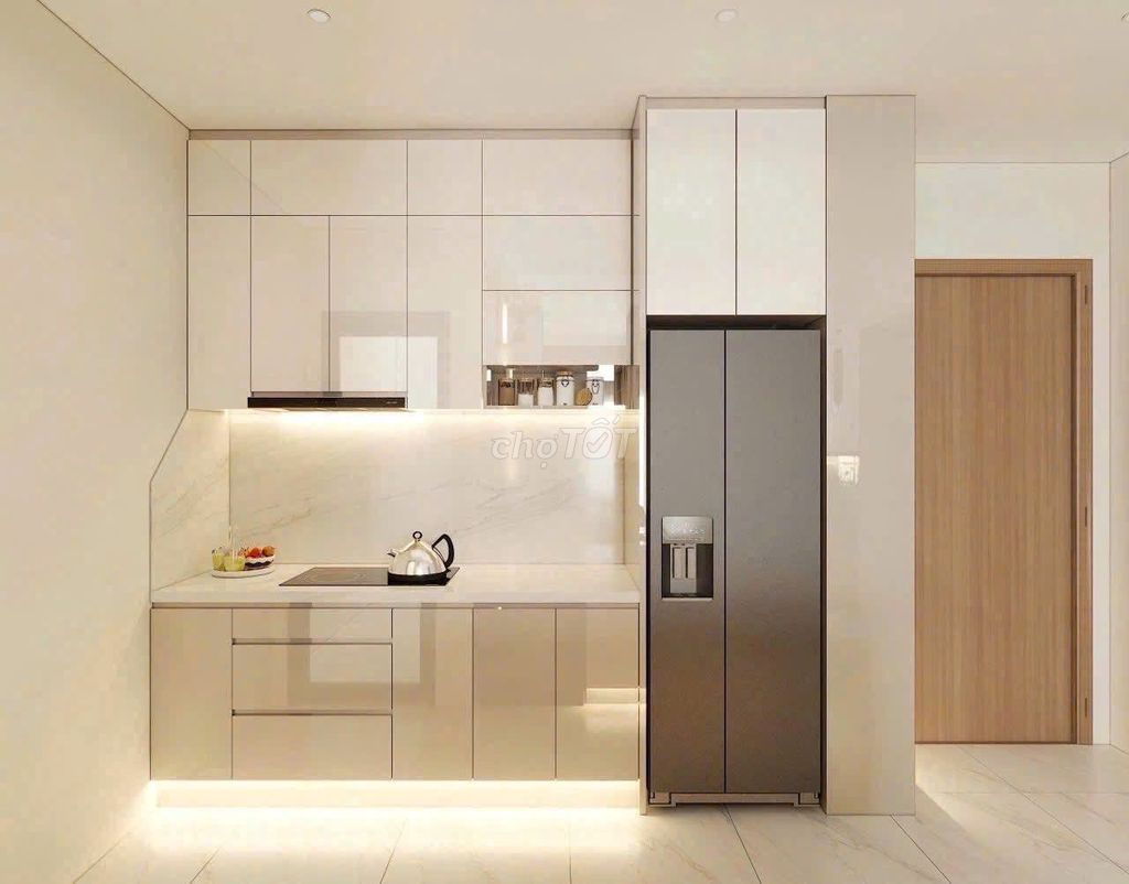 Tủ bếp Gỗ MDF lõi xanh Trắng kem chống ẩm. Mua bán Tủ, kệ gia đình tại Thành phố Thủ Đức Tp Hồ Chí Minh được đăng bởi Nội Thất Giá Sĩ Phú Nhàn hình 1