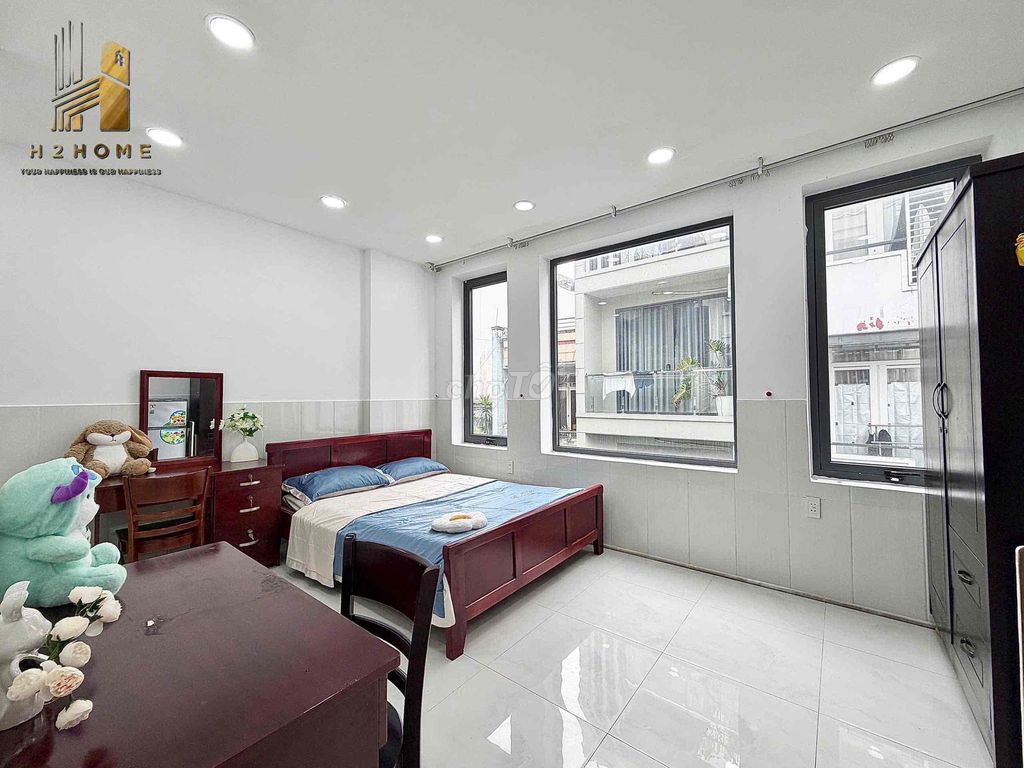Cho thuê căn hộ full NT phường 11 quận 3 Gần công viên lê Thị Riêng