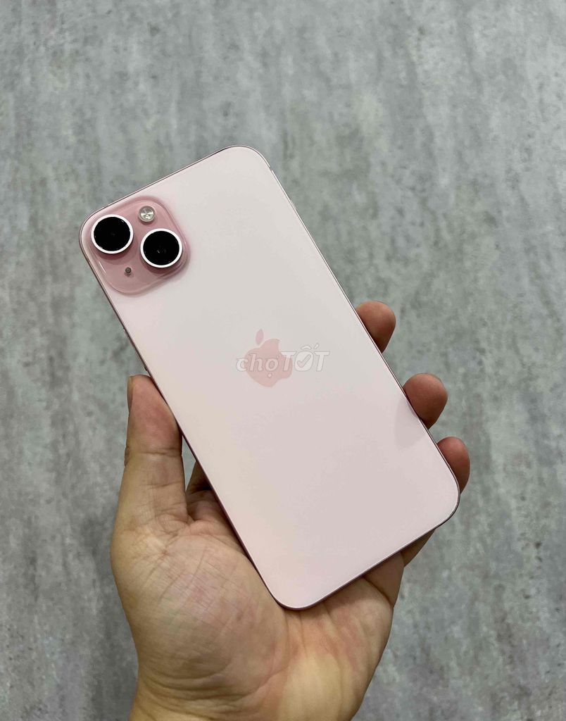 iphone 15 plus Hồng 2sim vật lý đẹp có BH