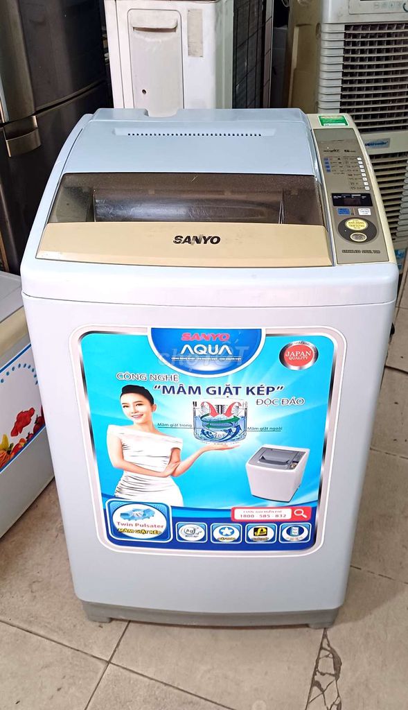 Máy giặt sanyo 9kg bảo hành 3 tháng