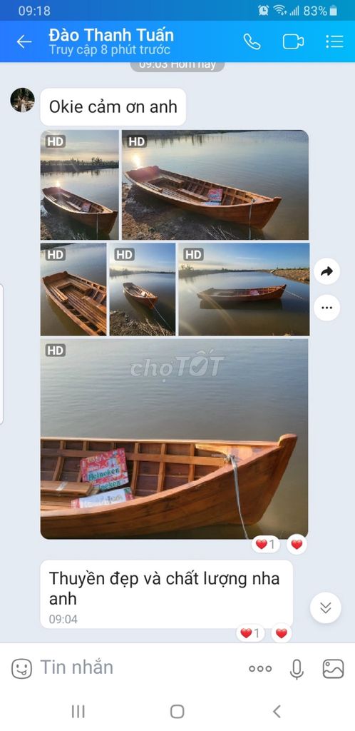 Xuồng gỗ 6m, Xuồng gỗ chèo tay, Thuyền gỗ du lịch. Mua bán Đồ thể thao, Dã ngoại tại Thị xã Bến Cát Bình Dương được đăng bởi Bắc Hà hình 1