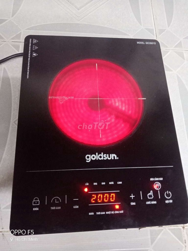 Bếp hồng ngoại goldsun GIC3501D