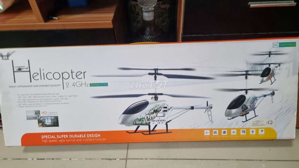 Máy bay điều khiển 2.4GHz Đỏ