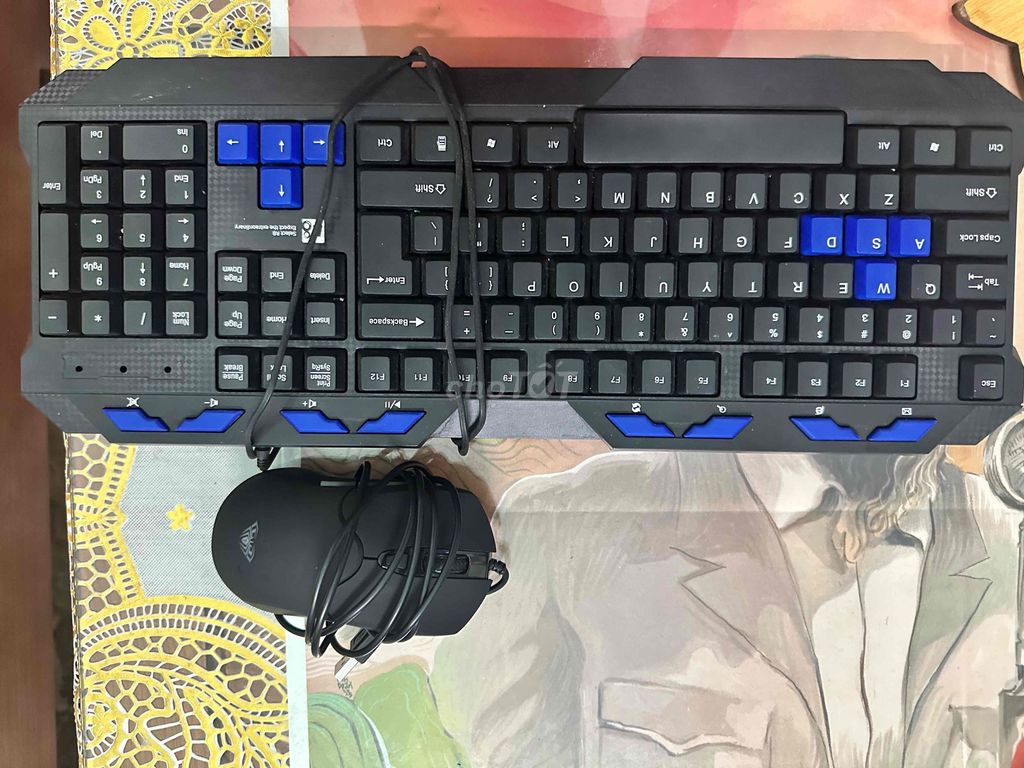 Bộ bàn phím chuột Đen. Mua bán Phụ kiện (Màn hình, Chuột...) tại Quận Cẩm Lệ Đà Nẵng được đăng bởi Bảo hình 1