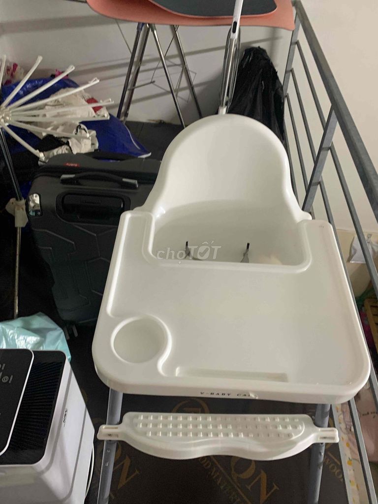 Ghế ăn dặm V-Baby Care Trắng mới. Mua bán Mẹ và bé tại Quận Ngũ Hành Sơn Đà Nẵng được đăng bởi Hoàng Sa  hình 1