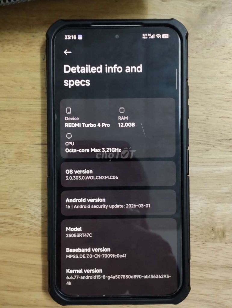  Redmi Turbo 4 Pro Giao lưu. Mua bán Điện thoại tại Quận Liên Chiểu Đà Nẵng được đăng bởi K D hình 1
