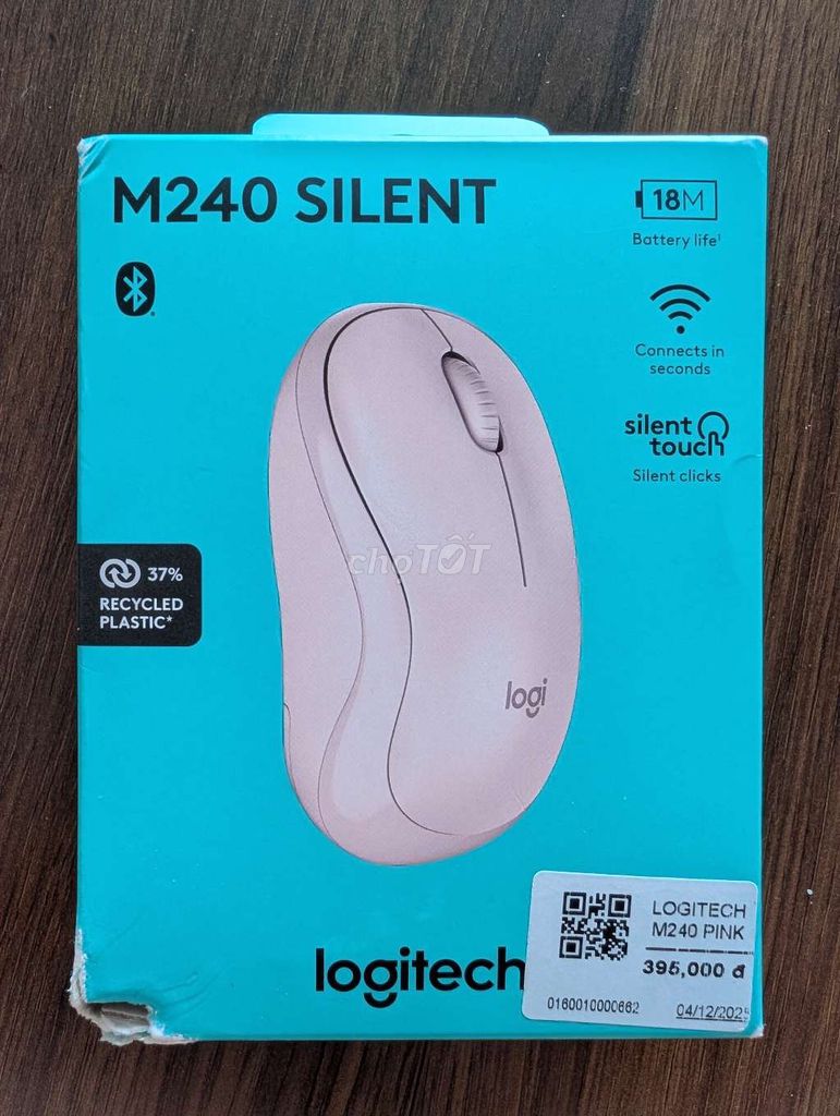 Chuột Logitech M240 Silent Hồng Bluetooth. Mua bán Phụ kiện (Màn hình, Chuột...) tại Quận Nam Từ Liêm Hà Nội được đăng bởi Nguyễn Văn Khiêm hình 1