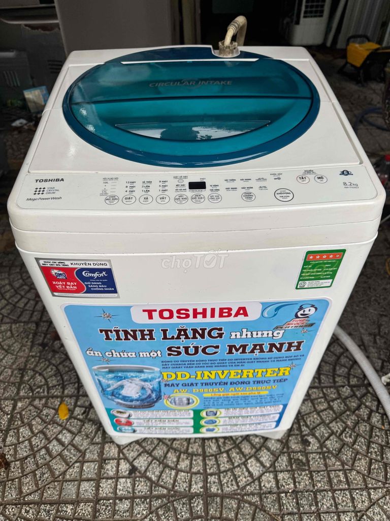 thanh lý máy giặt toshiba 8.0KG còn mới tin