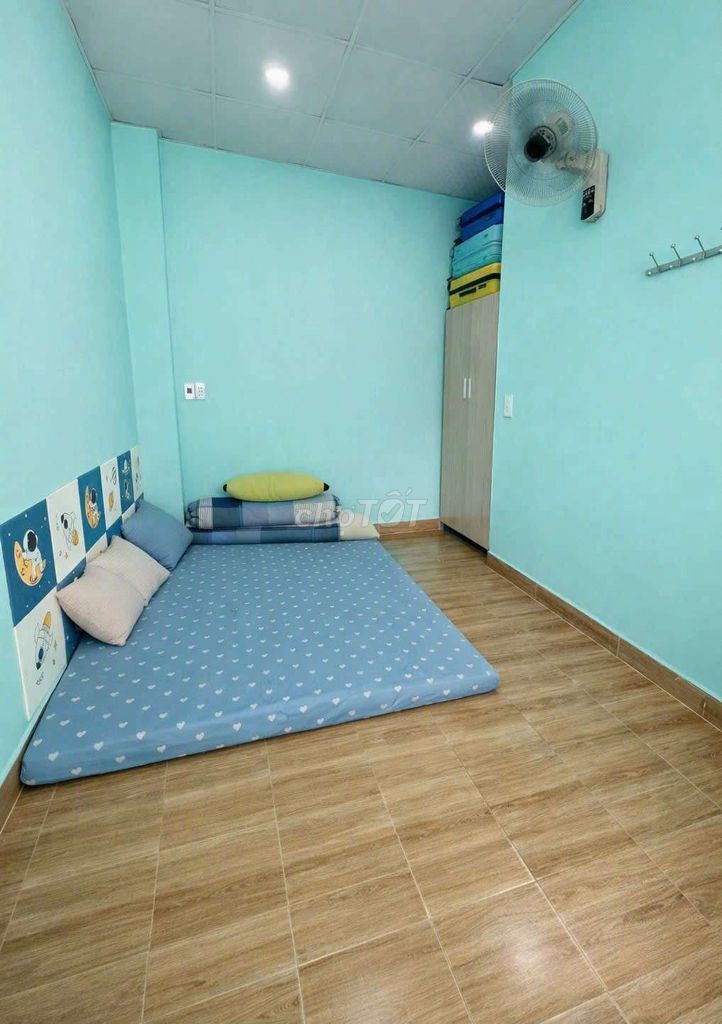 Дом (формат Co) 550 млн, 1 этаж, 1 спальня, 1 санузел, конец улицы Au Duong Lan, округ 8