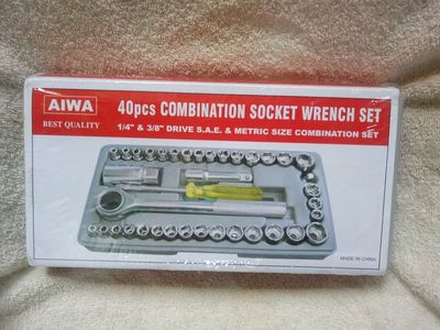 Bộ dụng cụ sửa chữa Aiwa 40 món đa năng. Mua bán Đồ chuyên dụng, Giống nuôi trồng tại Quận 6 Tp Hồ Chí Minh được đăng bởi Mr Hoàng